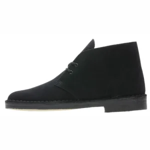 soldes pas cher Chaussures Clarks Originals Homme Desert Boot Black Suede 2021 18