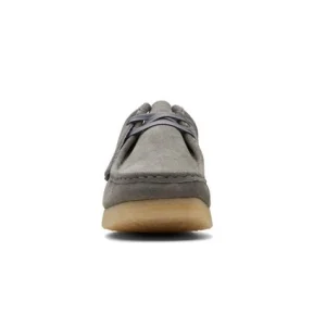 Chaussure à Lacets Clarks Originals Men Wallabee Grey Suede à prix imbattables 7