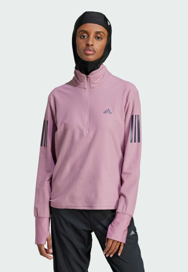 ADIDAS PERFORMANCE 1/2 Zip – Sweatshirt – Orchid site pas cher 1