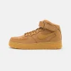 Neuve avec étiquette Nike Sportswear Air Force 1 Mid ’07 Wb – Baskets Montantes – Flax/Wheat/Light Brown/Black/Team Gold 22