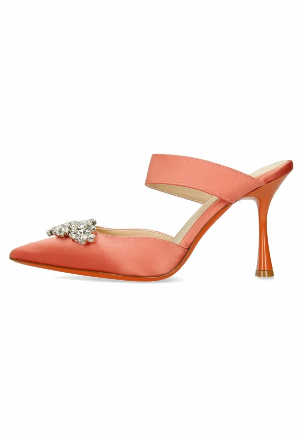 MELVIN & HAMILTON Letizia 1 Peach Accessory – Mules – Rosa prix pas cher 1