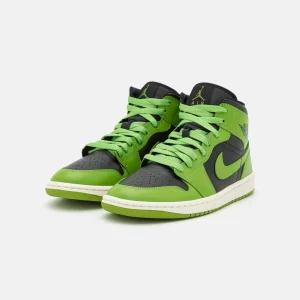 Air Jordan 1 Mid – Baskets Montantes – Black/Altitude Green/Sail pas cher 20