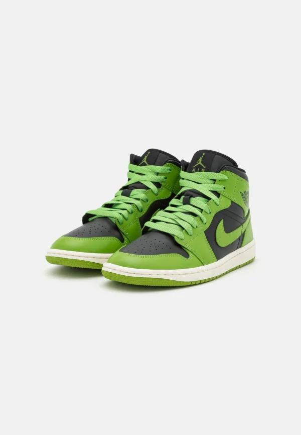 Air Jordan 1 Mid – Baskets Montantes – Black/Altitude Green/Sail pas cher 7