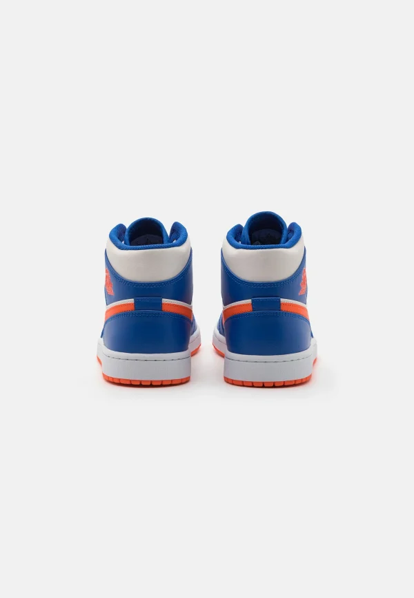 Air Jordan 1 Mid Wht – Baskets Montantes – Game Royal/Phantom White/Rush Orange marque moins cher 4