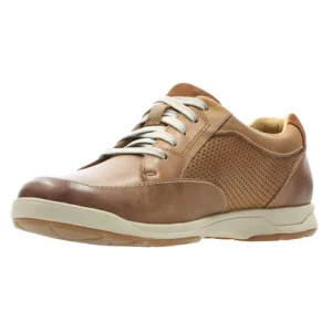 mode pas cher Chaussures à Lacets Clarks Men Stafford Park5 Tan Leather 18