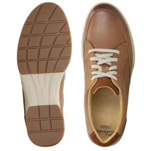 mode pas cher Chaussures à Lacets Clarks Men Stafford Park5 Tan Leather 24