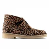 magasin pour Chaussures Clarks Originals Femme Desert Boot Leopard Print Pony 2021 5