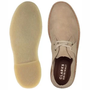 Chaussures Clarks Originals Homme Desert Khan Sand Suede 2021 vente pas cher en ligne 18