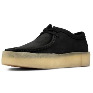 excellent qulity Chaussure à Lacets Clarks Originals Men Wallabee Cup Black Nubuck 18