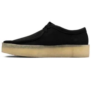 excellent qulity Chaussure à Lacets Clarks Originals Men Wallabee Cup Black Nubuck 20