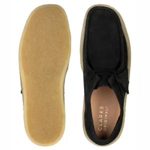 excellent qulity Chaussure à Lacets Clarks Originals Men Wallabee Cup Black Nubuck 24