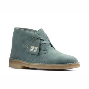 magasin pas cher Chaussures Clarks Originals Femme Desert Boot Ocean Blue Suede 2021 11