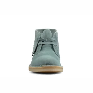 magasin pas cher Chaussures Clarks Originals Femme Desert Boot Ocean Blue Suede 2021 13