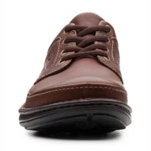 magasin en ligne france Chaussure à Lacets Clarks Men Nature Three Mahogany Leather 14