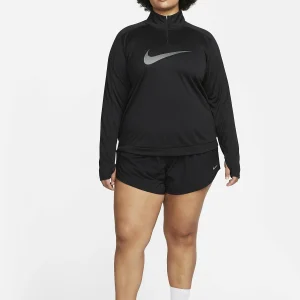 Nike Performance 1/4 Zip Long-Sleeve Running Mid Layer – T-Shirt À Manches Longues – Black soldes pas cher 11