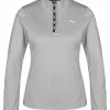 Puma Strong 1 4 Zip – T-Shirt À Manches Longues – Griffin Heather site en ligne 17