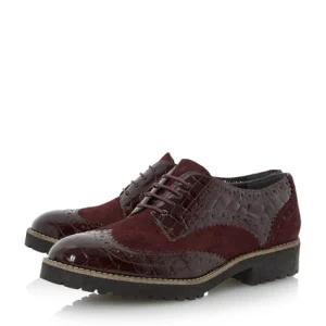 Dune Faune Burgundy Leather livraison la plus rapide 13