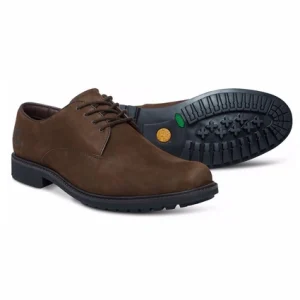 à prix réduits Timberland Men Stormbuck Plain Toe Oxford Dark Brown 13