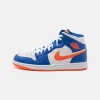 Air Jordan 1 Mid Wht – Baskets Montantes – Game Royal/Phantom White/Rush Orange marque moins cher 23