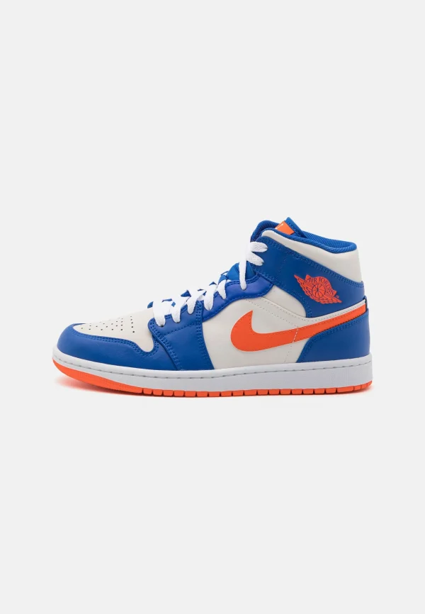 Air Jordan 1 Mid Wht – Baskets Montantes – Game Royal/Phantom White/Rush Orange marque moins cher 1