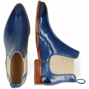 MELVIN & HAMILTON Jessy 1 Mexico Elastic Lino – Boots À Talons – Blau Acheter 10