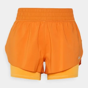 marques pas cher Reebok Wor Run Short 2-In-1 – Short De Sport – Burnt Orange 16