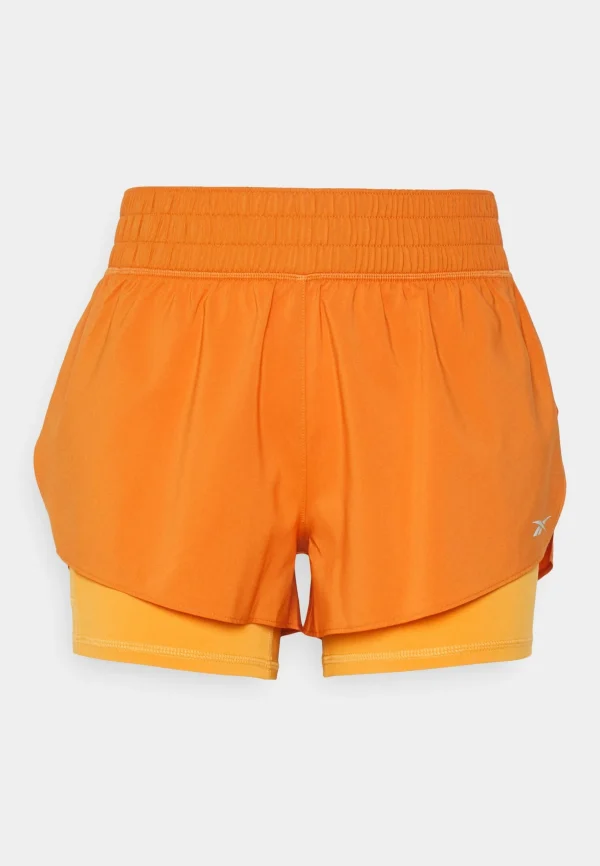 marques pas cher Reebok Wor Run Short 2-In-1 – Short De Sport – Burnt Orange 6