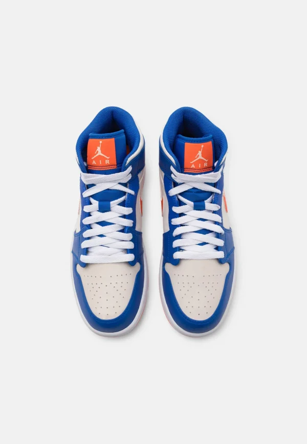 Air Jordan 1 Mid Wht – Baskets Montantes – Game Royal/Phantom White/Rush Orange marque moins cher 5