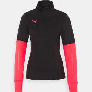 à prix très bas Puma Individual 1/4 Zip – Sweatshirt – Black/Sunblaze 16