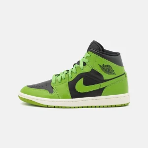 Air Jordan 1 Mid – Baskets Montantes – Black/Altitude Green/Sail pas cher 16