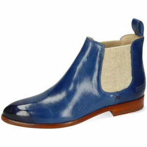 MELVIN & HAMILTON Jessy 1 Mexico Elastic Lino – Boots À Talons – Blau Acheter 8