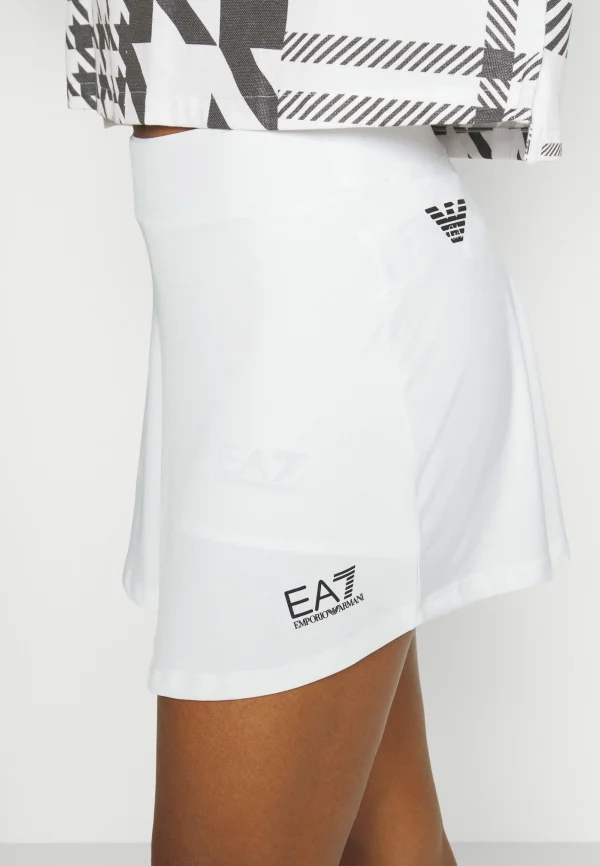 EA7 Emporio Armani Tennis Pro Skirt 2-In-1 – Jupe De Sport – White commentaire favorable 6