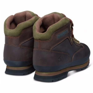 Timberland Men’s Euro Hiker Leather Brown De super promotions disponibles 15