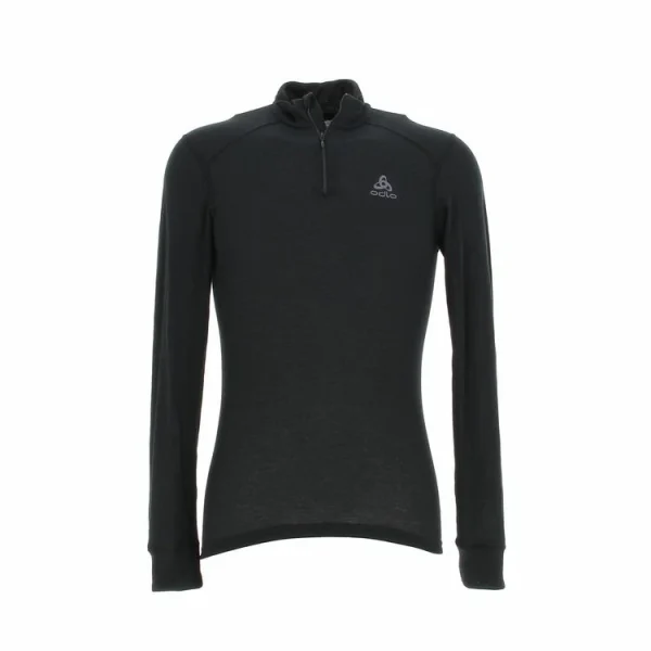 ODLO Sous Vêtements Thermiques Chaud Odlo Warm Noir 1/2 Zip Ml Tee 96538 des prix incroyables 1