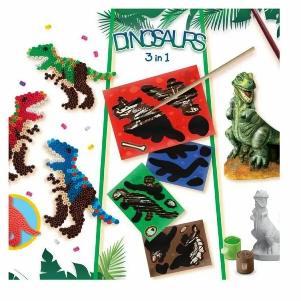 beauté SES Creative Set De Loisirs Créatifs 3 En 1 : Dinosaures 5