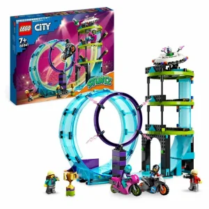 LEGO City 60361 – Le Défi Ultime Des Motards Cascadeurs, Jouet 3-en-1, Avec 2 Motos De Cascades Pour 1 Ou 2 Joueurs des prix incroyables 10