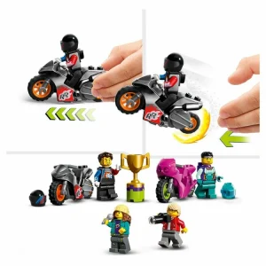 LEGO City 60361 – Le Défi Ultime Des Motards Cascadeurs, Jouet 3-en-1, Avec 2 Motos De Cascades Pour 1 Ou 2 Joueurs des prix incroyables 18