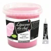 Meilleur Prix SCRAPCOOKING Sucre Barbe à Papa Rose 1 Kg + Stylo Glaçage Noir 7