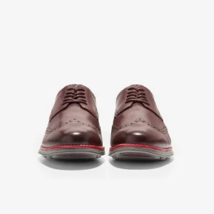 Chaussures à Lacets Cole Haan Men Originalgrand Wingtip Oxford CH Pinot Charcoal Gray boutique pas cher 9