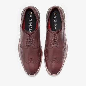 Chaussures à Lacets Cole Haan Men Originalgrand Wingtip Oxford CH Pinot Charcoal Gray boutique pas cher 13