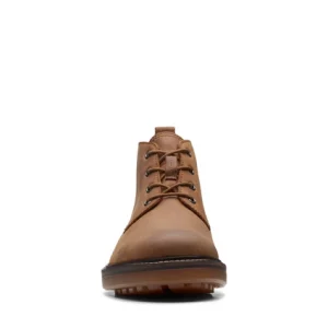 Chaussures à Lacets Clarks Men Chard Mid Dark Tan Nubuck marques de renommée 13