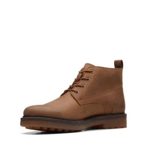 Chaussures à Lacets Clarks Men Chard Mid Dark Tan Nubuck marques de renommée 15