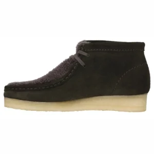 outlet soldes Chaussures Clarks Originals Femme Wallabee Boot Peat Suede 8