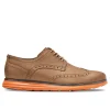 outlet Chaussures à Lacets Cole Haan Men OriginalGrand Wingtip Oxford Light Whiskey Burnt Orange 23