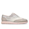 Chaussures à Lacets Cole Haan Women OriginalGrand Wingtip Oxford Grey-Camo Print-Clay Pink nouvelle saison 17