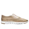 Chaussures Cole Haan Zerogrand Wing Oxford Matte Gold Leather White soldes magasin 25