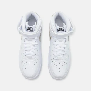 à prix réduits Nike Sportswear Air Force 1 ’07 Mid – Baskets Montantes – White/Sanddrift/Black 15