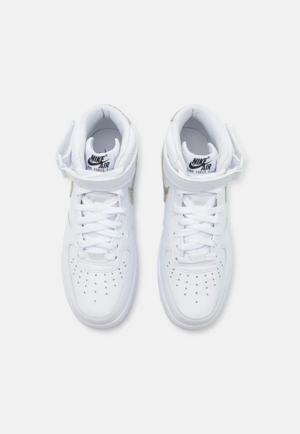 à prix réduits Nike Sportswear Air Force 1 ’07 Mid – Baskets Montantes – White/Sanddrift/Black 6