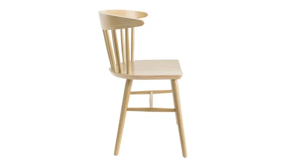 Chaises à Barreaux Bois Clair Chêne (lot De 2) DARIA boutiqued pas cher 5