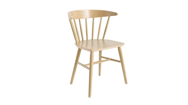 Chaises à Barreaux Bois Clair Chêne (lot De 2) DARIA boutiqued pas cher 4